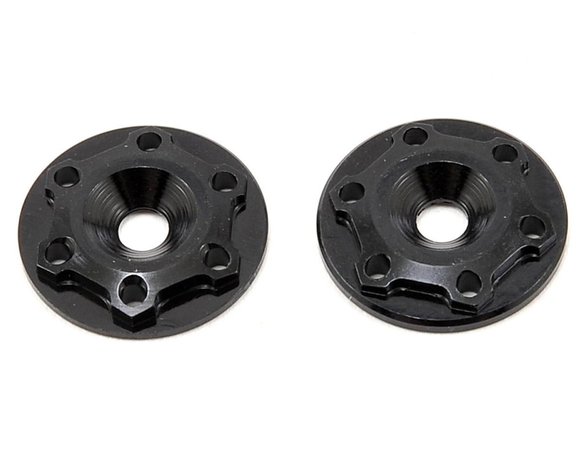 JConcepts Aluminum "Finnisher" Wing Button (Black) (2) (JCO2214-2)