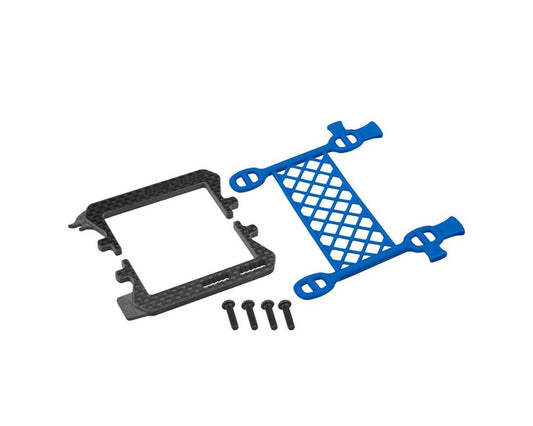 JConcepts B6.3 Cargo Net Battery Brace (Blue) (JCO2298-1)