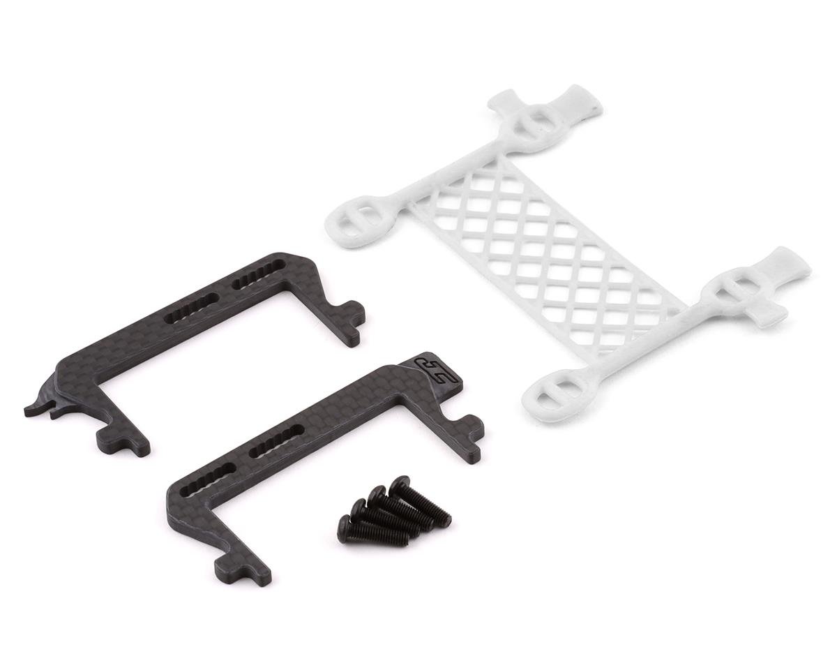 JConcepts B6.2 Cargo Net Battery Brace (White) (JCO2298-3)