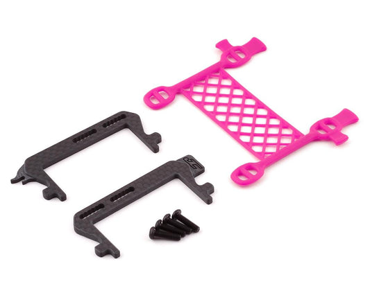 JConcepts B6.2 Cargo Net Battery Brace (Pink) (JCO2298-4)