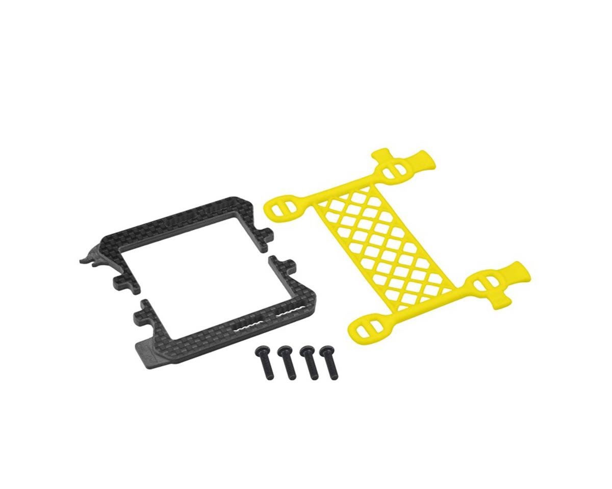 JConcepts B6.2 Cargo Net Battery Brace (Yellow) (JCO2298-9)