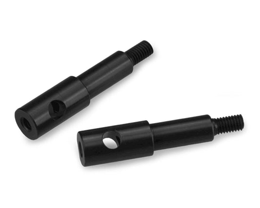 JConcepts RC10B2/RC10B3 Aluminum Standard Front Axles (Black) (2) (JCO2308)