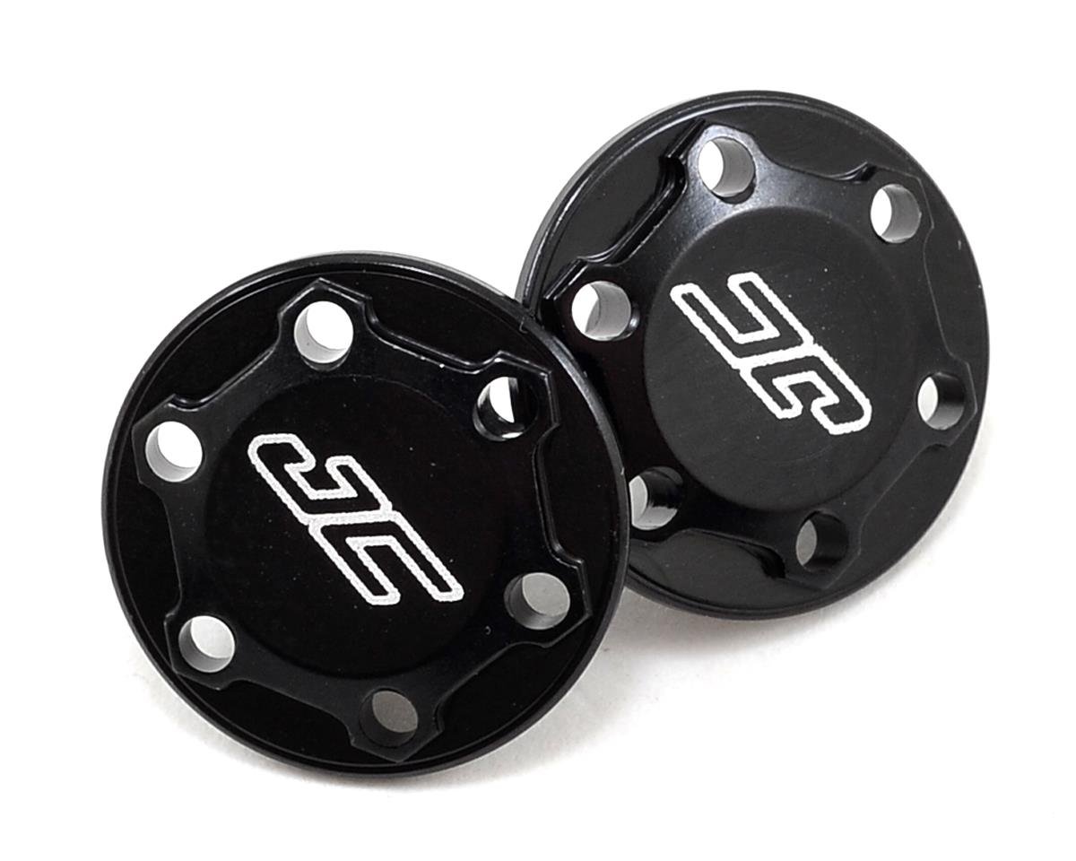 JConcepts RC10 Finnisher Wing Button Black (2) (JCO2311-2)