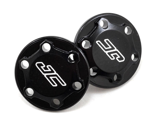 JConcepts RC10 Finnisher Wing Button Black (2) (JCO2311-2)