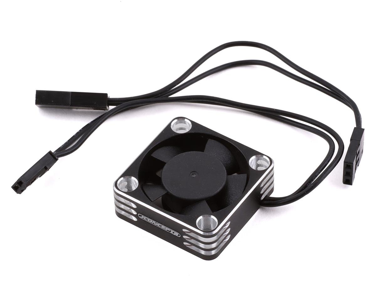 JConcepts 30x30x10mm Aluminum High-Flow Cooling Fan (Black) (JCO2333-2)