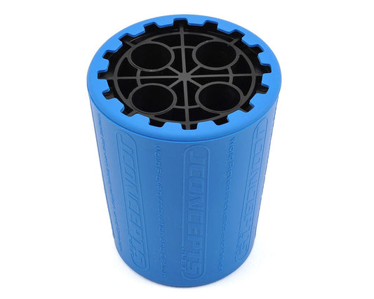 JConcepts Exo 1/10th 12mm Shock Stand & Cup (Blue/Black) (JCO2371B)