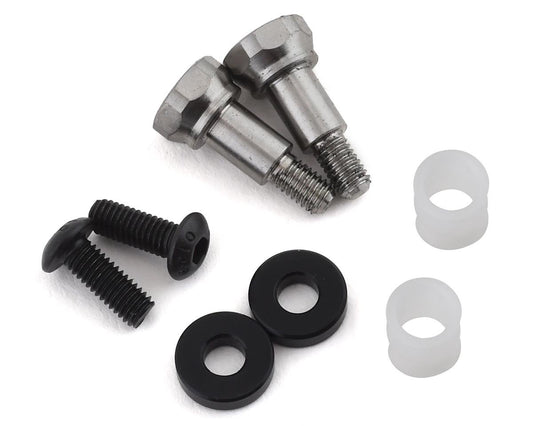 JConcepts B6/B6D/B74 Fin Long Titanium Shock Standoffs w/Bushing (Front/Rear) (JCO2411T)