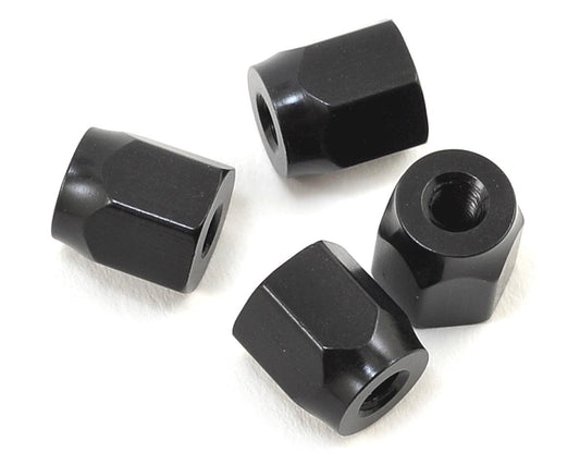 JConcepts F&R Short Shock Mount Standoff for Traxxas 4x4 Slash/Stampede (Black) (JCO2480-2)