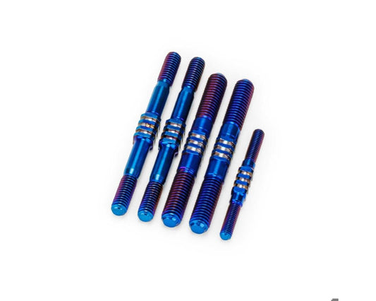 JConcepts RC8B4.1 Fin Titanium Turnbuckles (Blue) (5) (JCO2507-1)