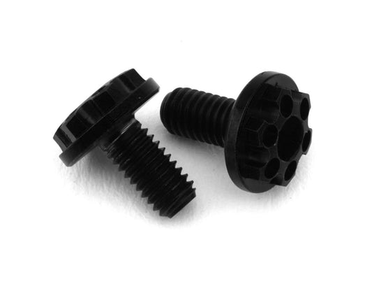 JConcepts 3x6mm Finnisher Titanium Motor Screws (Black) (2) (JCO2549-2)