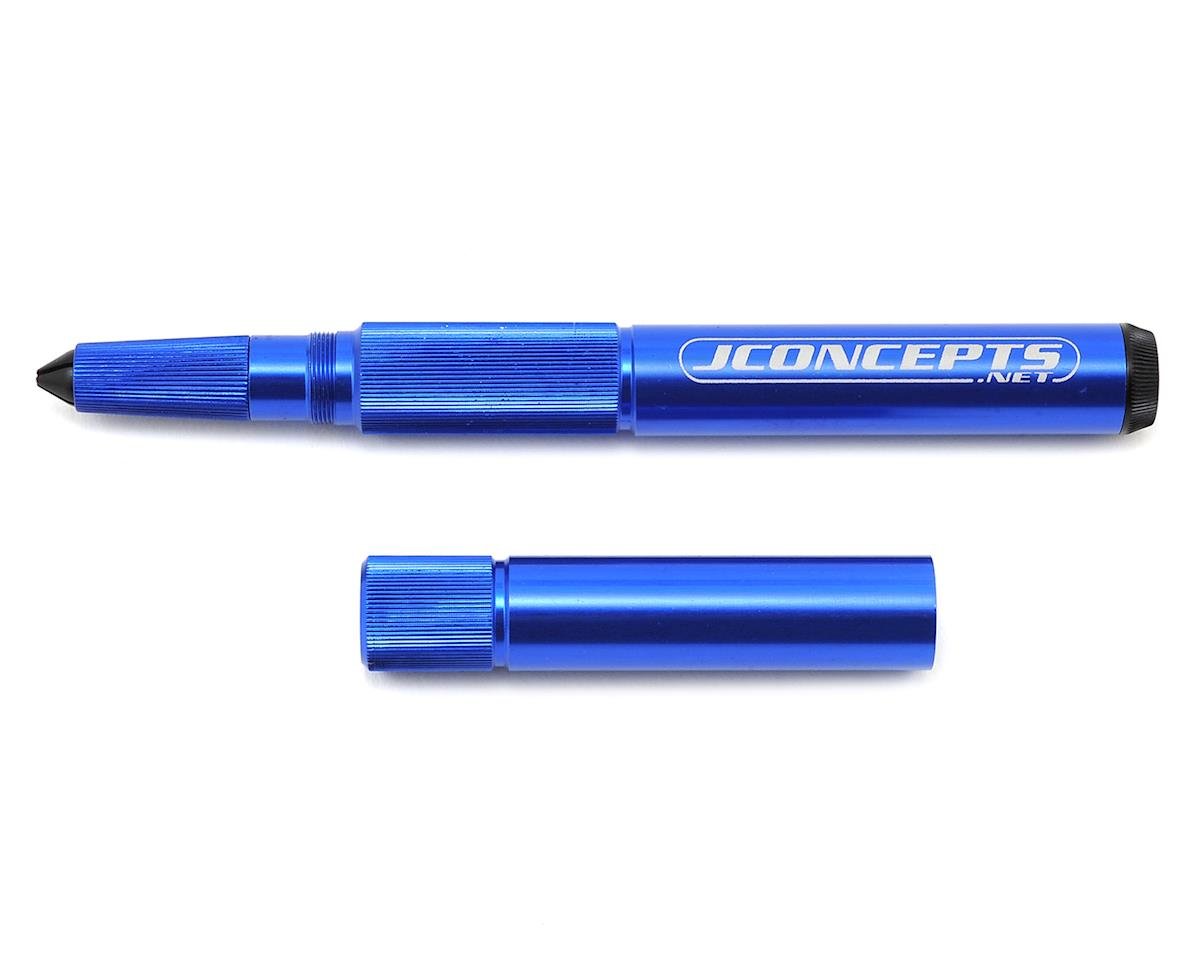 JConcepts Precision Hobby Knife Handle w/Storage (Blue) (JCO2552-1)
