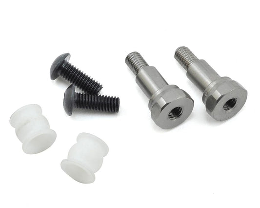 JConcepts B6/B6D Fin Short Titanium Shock Standoffs w/Bushing (JCO2599T)