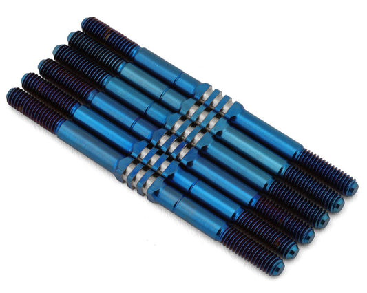 JConcepts XRAY XB2 2024 Fin Titanium Turnbuckles (Blue) (6) (JCO2723-1)