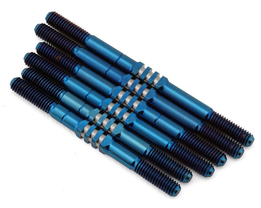 JConcepts XRAY XB4 2024 Fin Titanium Turnbuckle Set (Blue) (6) (JCO2724-1)