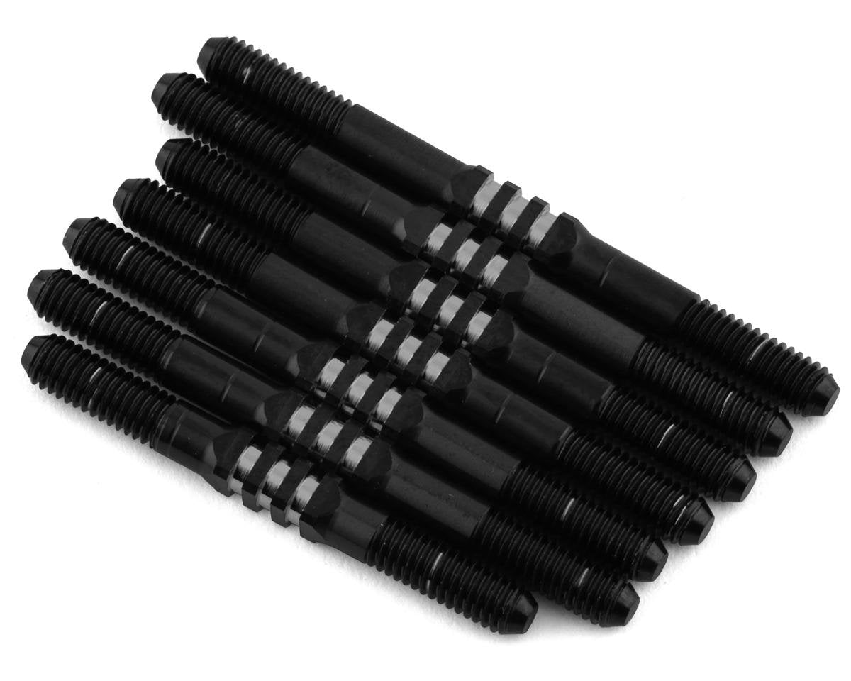 JConcepts RC10 B74.2 Fin Titanium Turnbuckle Set (Black) (7) (JCO2802-2)
