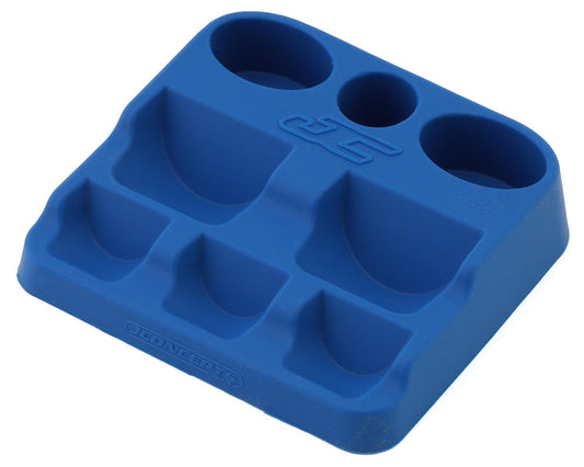 JConcepts Fluids & Grease Holding Station (Blue) (JCO2803-1)