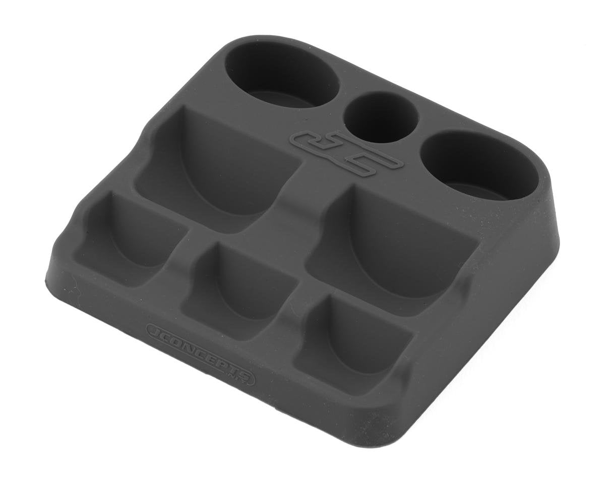 JConcepts Fluids & Grease Holding Station (Grey) (JCO2803-8)