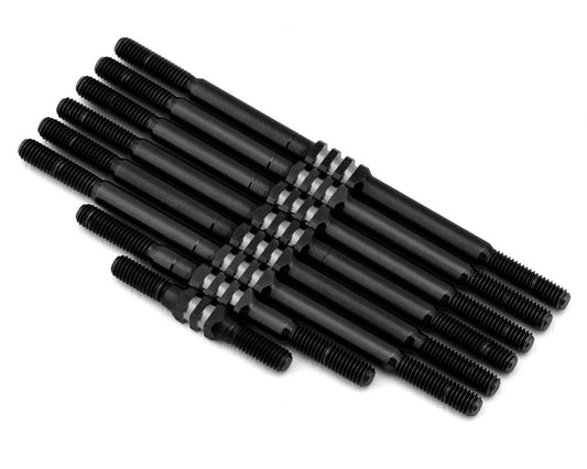 JConcepts Team Associated RC10T Fin Titanium Turnbuckles (Black) (8) (JCO2828-2)