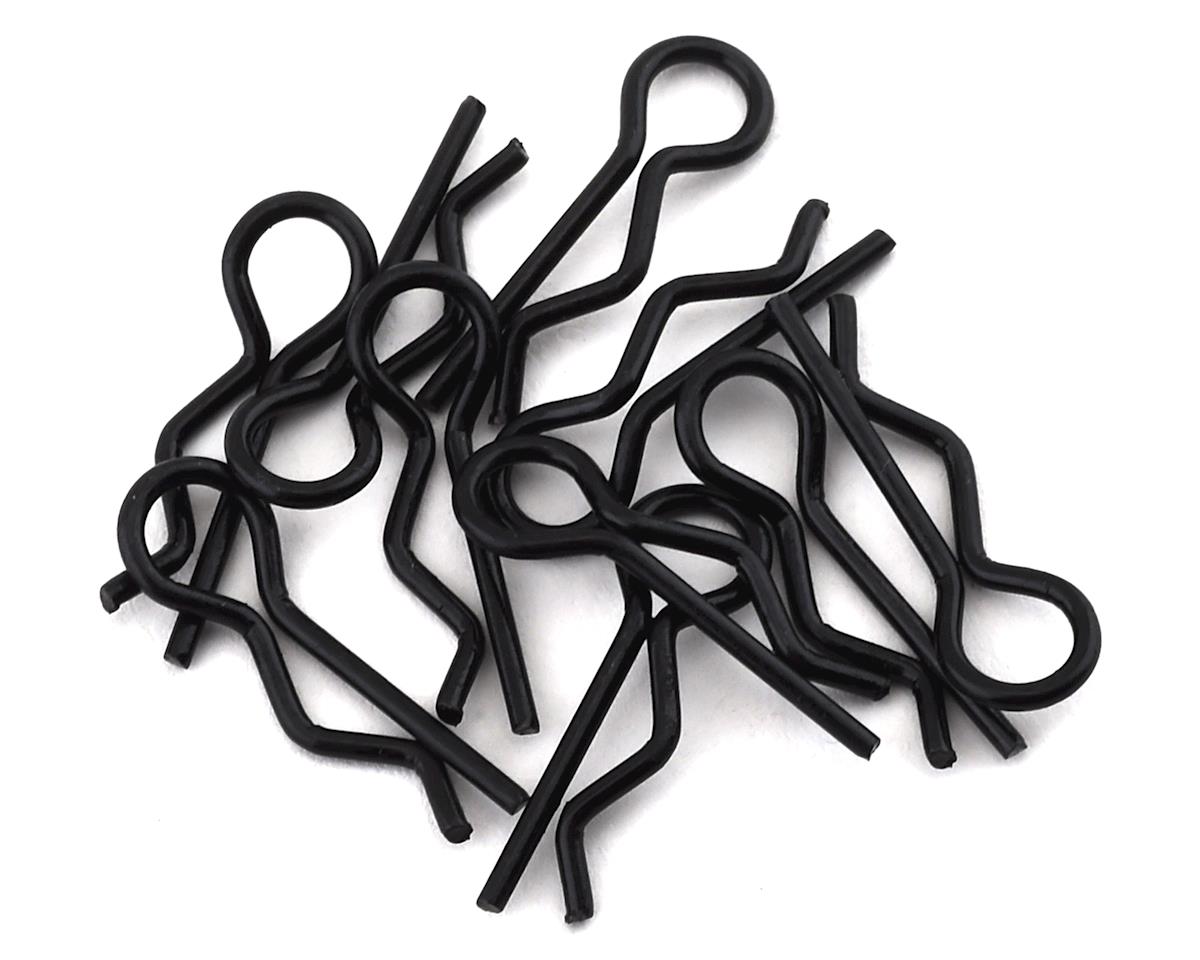 JConcepts Compact Angled Body Clips (10) (Black) (JCO2840B)