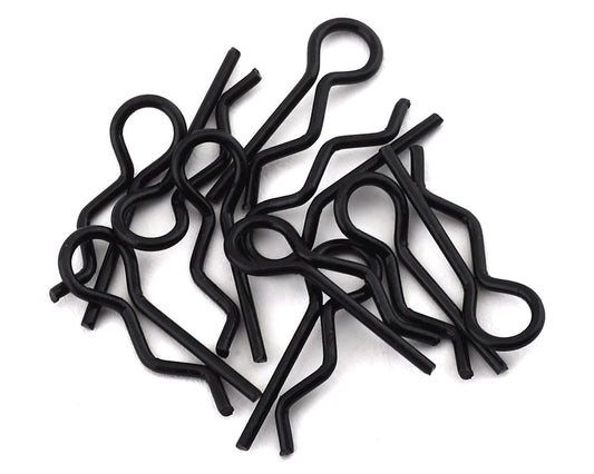 JConcepts Compact Angled Body Clips (10) (Black) (JCO2840B)