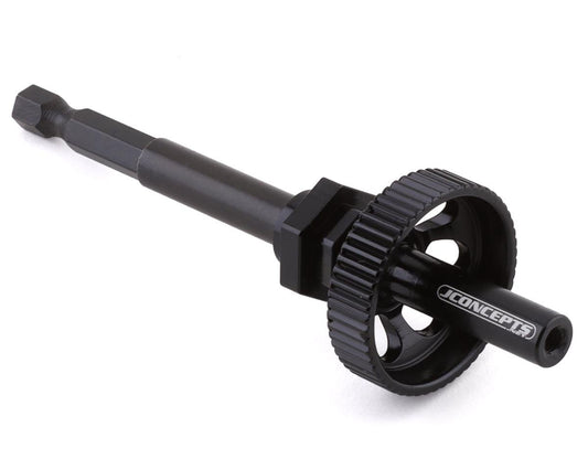 JConcepts Tire Break-In Drill Adaptor Kit (Black) (JCO2871-2)