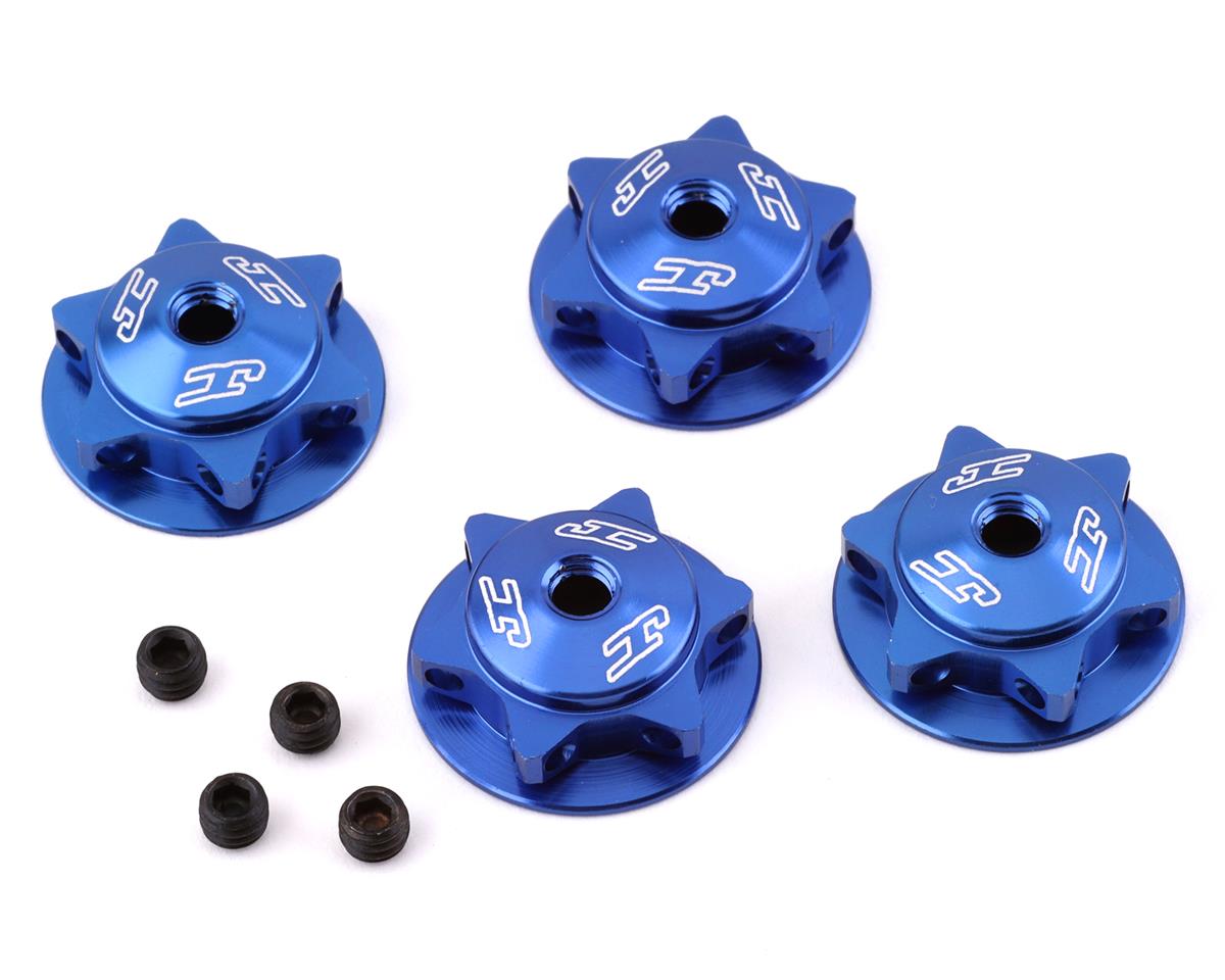 JConcepts 17mm Finnisher Serrated Magnetic Wheel Nut (Blue) (JCO2890-1)
