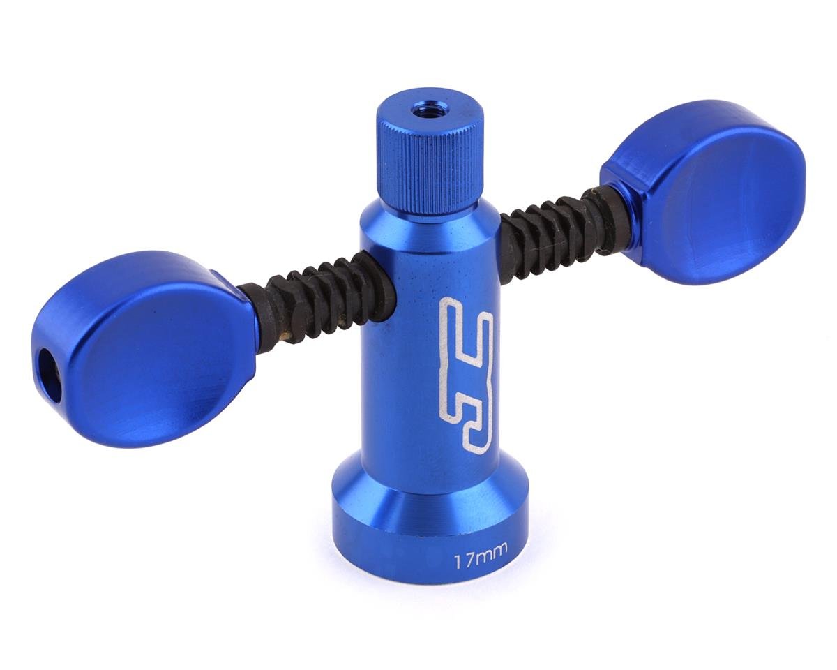JConcepts 17mm Finnisher Magnetic T-Handle Wrench (Blue) (JCO2891-1)
