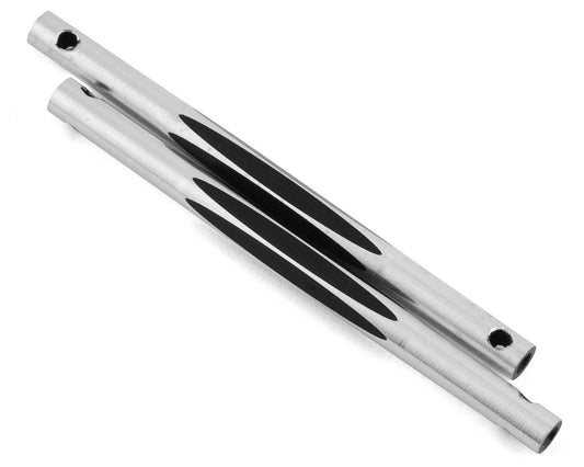JConcepts RC10T/T2/GT Aluminum Diamond Nose Brace Tubes (Black) (2) (JCO2932-2)