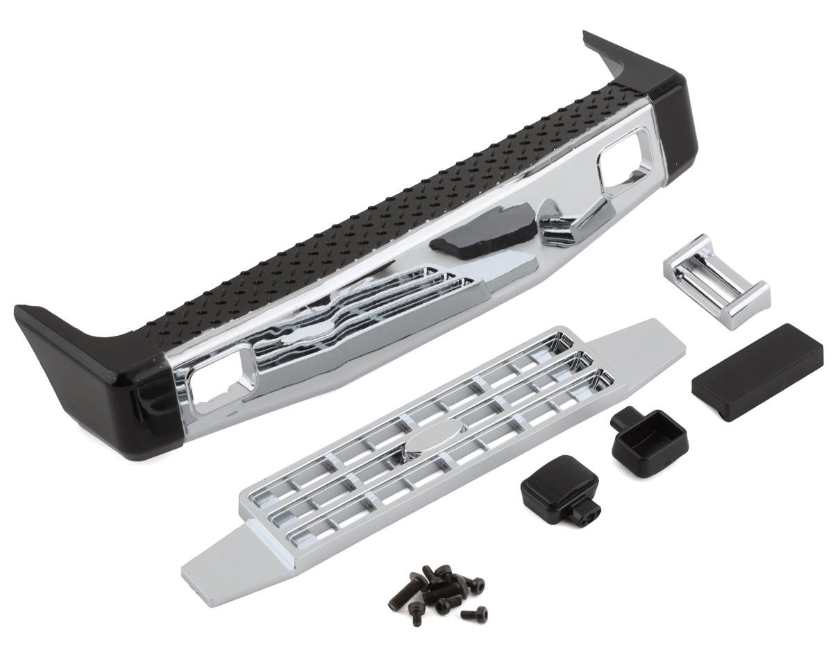JConcepts Late 80's F-Type Front Bumper Set (Chrome) (JCO2964)