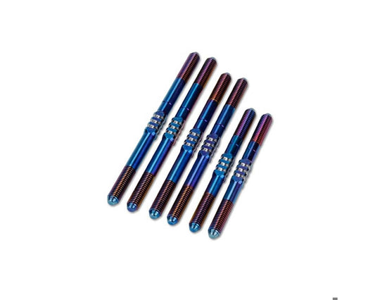 JConcepts Schumacher Cougar LD3 Fin Turnbuckle Kit (Blue) (JCO2969-1)