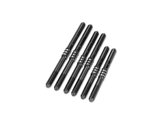 JConcepts Schumacher Cougar LD3 Fin Turnbuckle Kit (Black) (JCO2969-2)