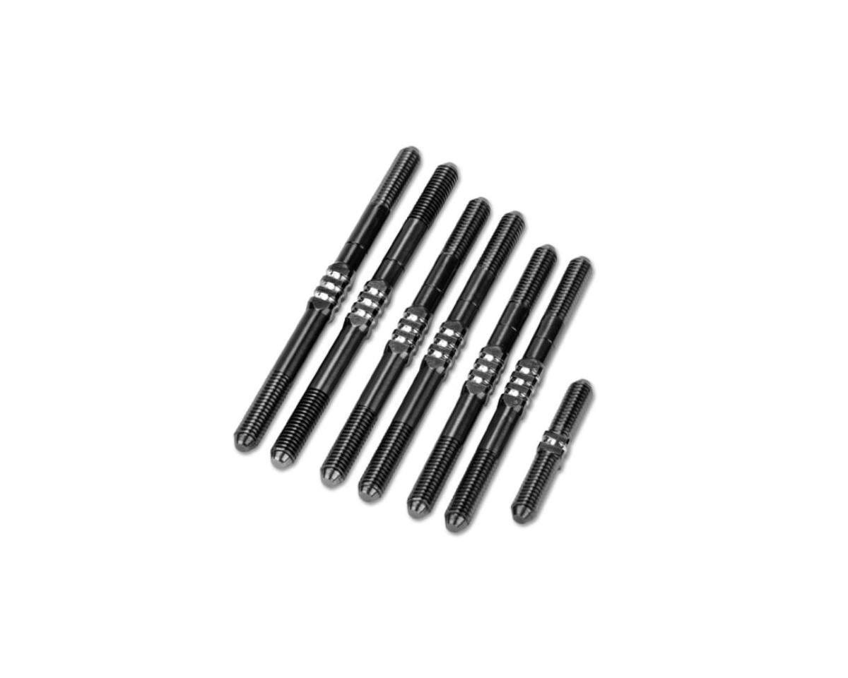 JConcepts Schumacher Cat L1R Fin Turnbuckle Kit (Black) (JCO2970-2)