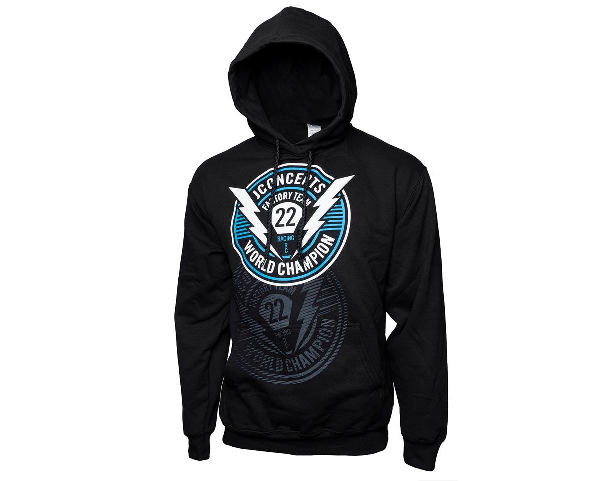 JConcepts Forward Pursuit 2022 Hoodie Sweatshirt (Black) (M) (JCO2973M)