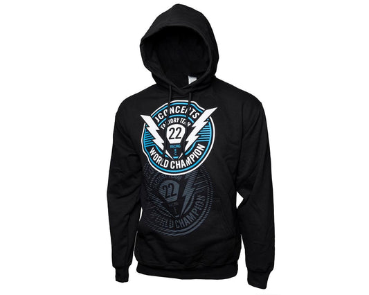 JConcepts Forward Pursuit 2022 Hoodie Sweatshirt (Black) (M) (JCO2973M)