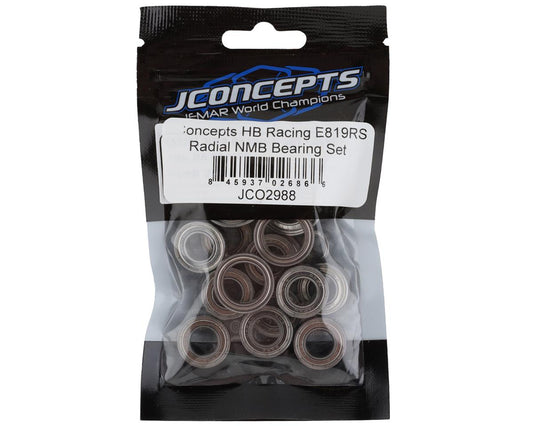 JConcepts HB Racing E819RS Radial NMB Bearing Set (22) (JCO2988)
