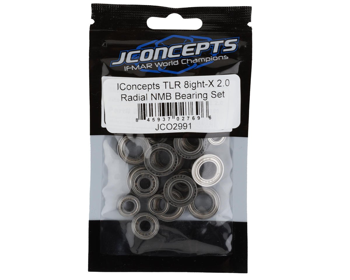 JConcepts TLR 8ight-X 2.0 Radial NMB Bearing Set (22) (JCO2991)