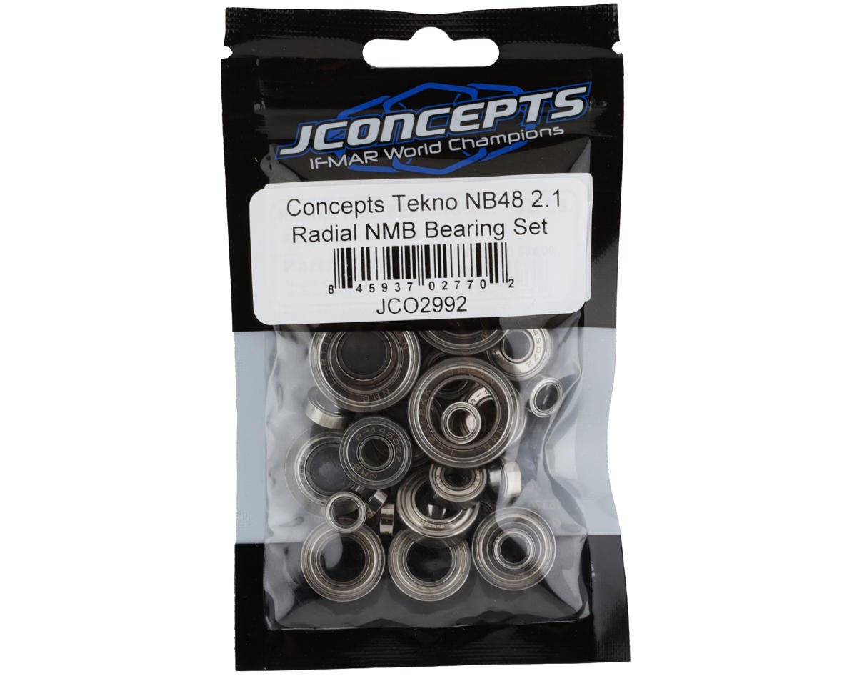 JConcepts Tekno NB48 2.1 Radial NMB Bearing Set (32) (JCO2992)