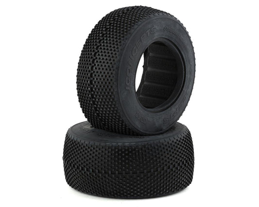 JConcepts Double Dee's Short Course Tires (2) (Green) (JCO3043-02)