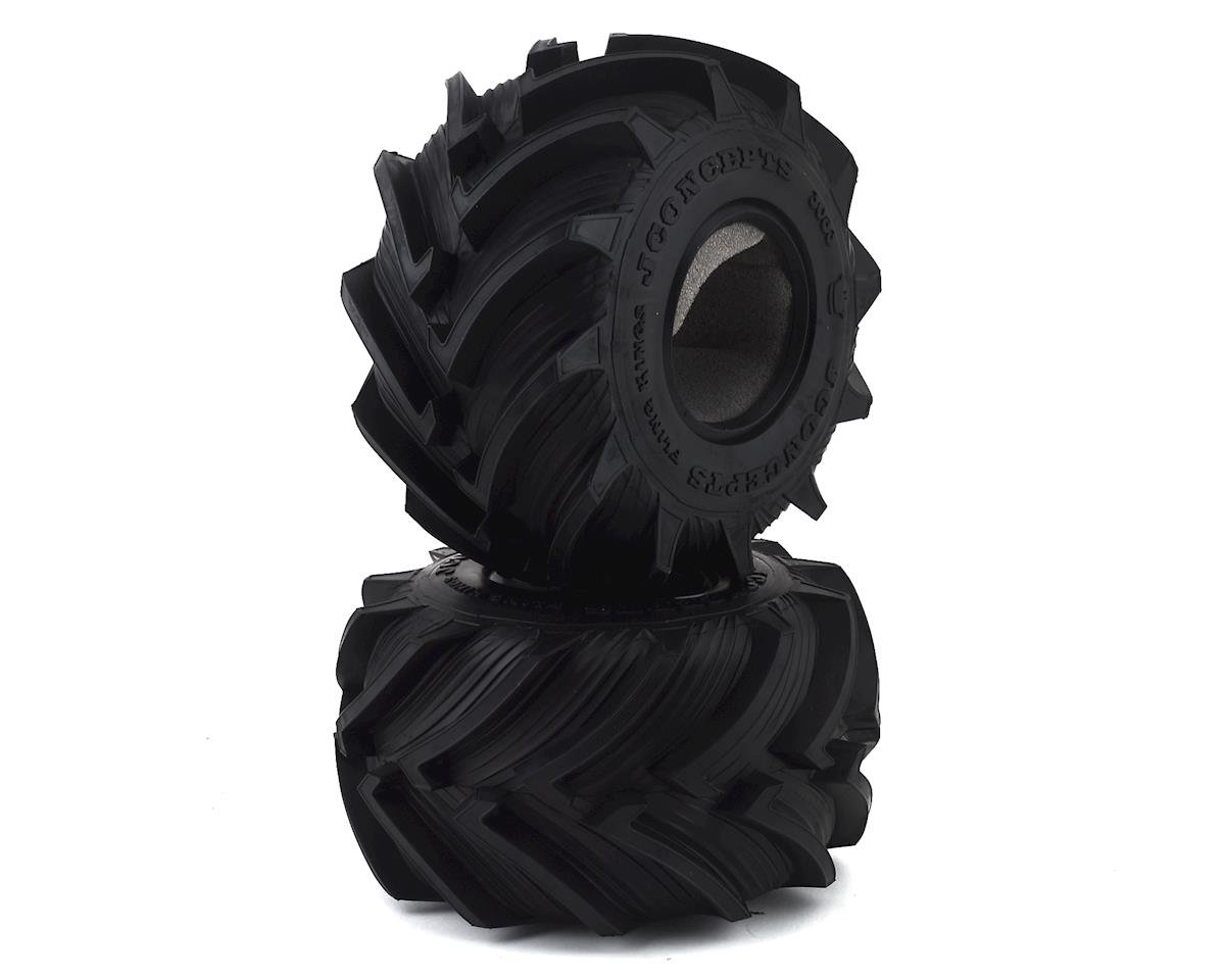 JConcepts Fling Kings Jr 2.2" Monster Truck Tire (2) (Blue) (JCO3083-01)