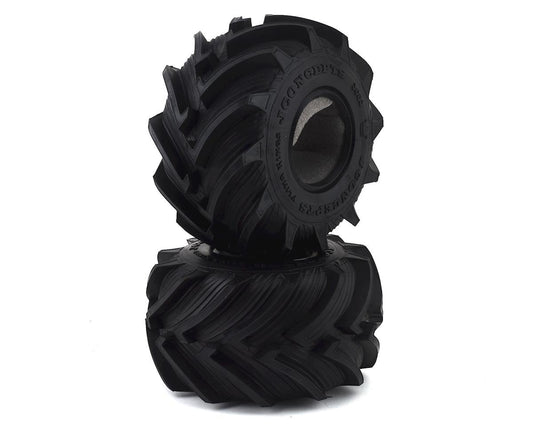 JConcepts Fling Kings Jr 2.2" Monster Truck Tire (2) (Blue) (JCO3083-01)