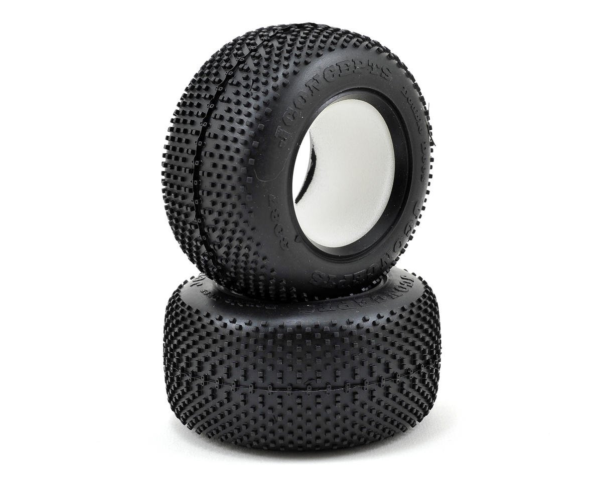 JConcepts Double Dees 1.7" Rear Buggy Tire (Green) (2) (JCO3087-02)