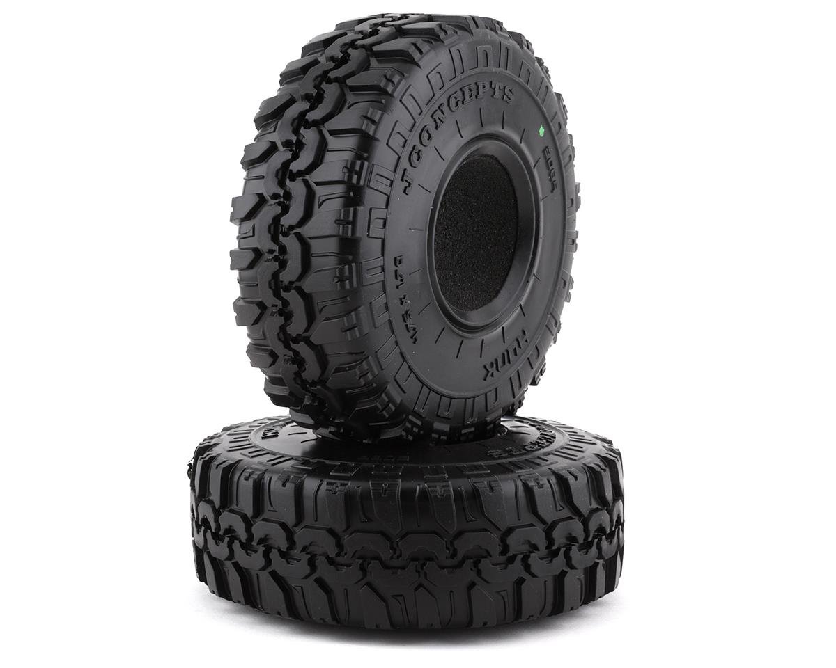 JConcepts Hunk 1.9" Performance Class 2 All Terrain Crawler Tires (2) (Green) (JCO3089-02)