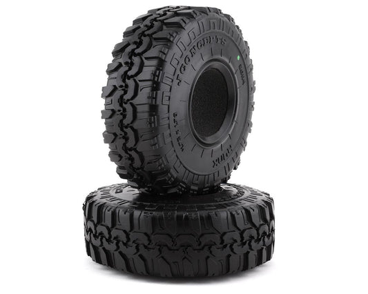 JConcepts Hunk 1.9" Performance Class 2 All Terrain Crawler Tires (2) (Green) (JCO3089-02)
