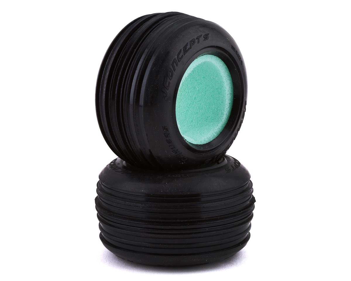 JConcepts Mini-T Carvers Off-Road Front Tires (2) (Green) (JCO3101-02)
