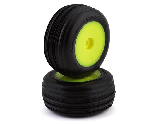 JConcepts Mini-T 2.0 Carvers Pre-Mounted Front Tires (Yellow) (2) (Green) (JCO3101-2291)