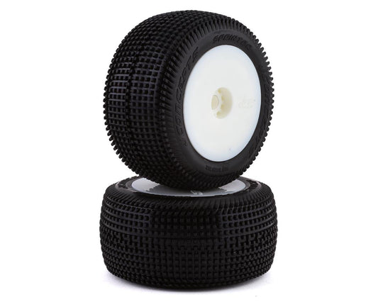 JConcepts Mini-T 2.0 Sprinter Pre-Mounted Rear Tires (White) (2) (Pink) (JCO3102-101091)
