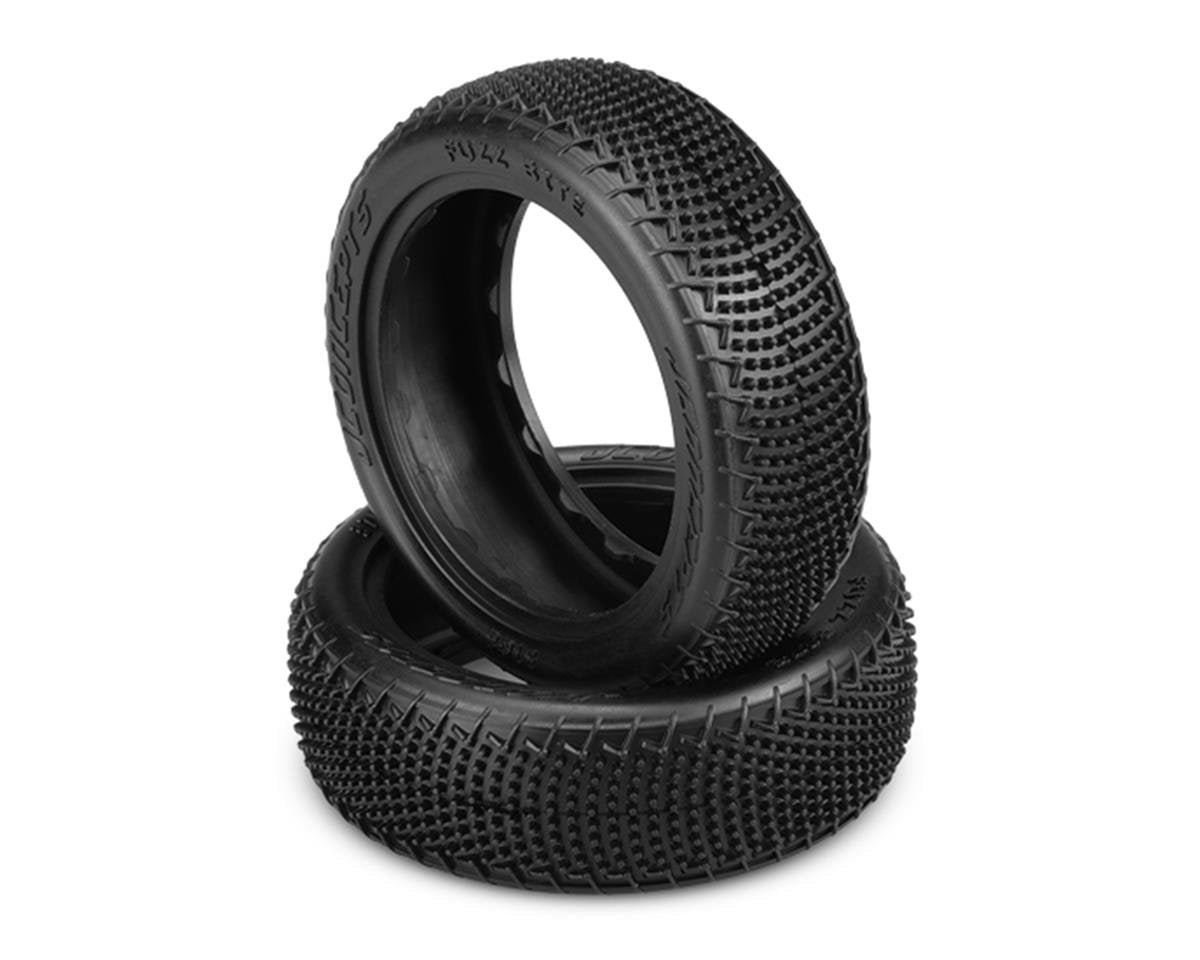 JConcepts Fuzz Bite LP 2.2" 4WD Front Buggy Carpet Tires (2) (Pink) (JCO3108-010)