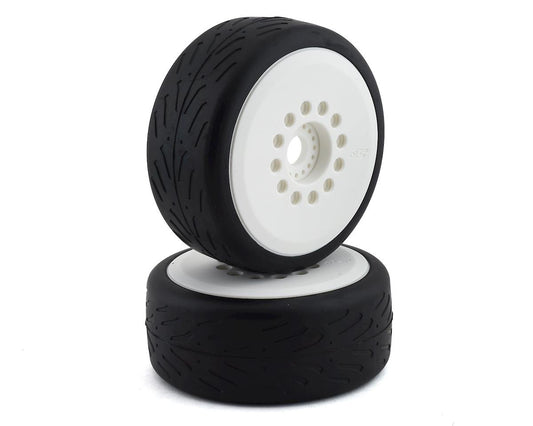 JConcepts Speed Claw Belted Tire Pre-Mounted w/Cheetah Speed-Run Wheel (White) (JCO3113-19)