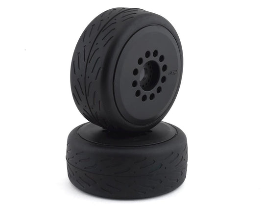 JConcepts Speed Claw Belted Tire Pre-Mounted w/Cheetah Speed-Run Wheel (Black) (JCO3113-39)