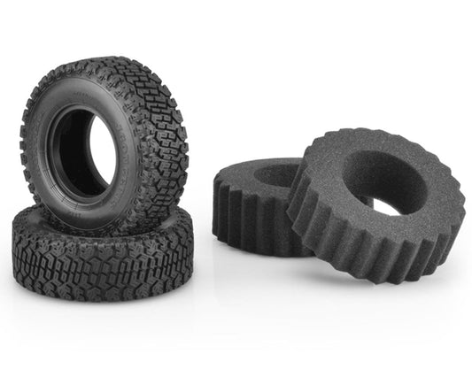 JConcepts Bounty Hunters Scale Country Class 1 1.9" Crawler Tires (2) (Green) (JCO3114-02)
